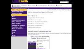 
							         Outlook Web App for Office 365 | Email Support | LSU Health ...								  
							    