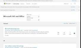 
							         Outlook web mail login - Microsoft Community								  
							    