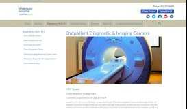 
							         Outpatient Diagnostic & Imaging Centers - Greater Waterbury HEALTH ...								  
							    