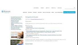 
							         Outpatient Guide | Port Clinton Hospital - Magruder Hospital								  
							    