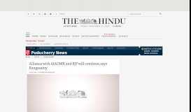 
							         Outpatients can now register online - The Hindu								  
							    