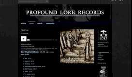 
							         Outre | Profound Lore Records								  
							    