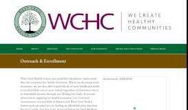 
							         Outreach & Enrollment - West Cecil Health Center								  
							    