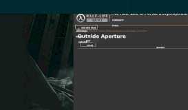 
							         Outside Aperture | Half-Life Wiki | FANDOM powered by Wikia								  
							    