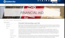 
							         Outside Scholarships and Aid - Elizabethtown College								  
							    