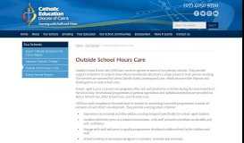 
							         Outside School Hours Care | Catholic Education, Diocese of Cairns								  
							    