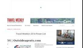 
							         Outsideagents.com: Travel Weekly								  
							    