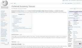 
							         Outwood Academy Danum - Wikipedia								  
							    