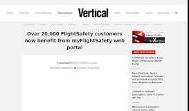 
							         Over 20,000 FlightSafety customers now benefit from myFlightSafety ...								  
							    