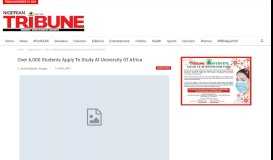
							         Over 6,000 students apply to study at university of Africa – Latest News ...								  
							    