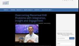 
							         Overcoming Piecemeal EHR Problems with Integration, Insight and ...								  
							    