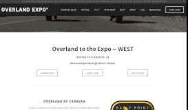 
							         Overland to the Expo WEST — Overland Expo								  
							    