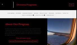 
							         Overseas Programs | Washington University in St. Louis								  
							    