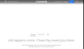 
							         Overview | Chase Pay | Chase.com								  
							    