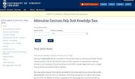
							         Overview of Email Services - Info Commons Help Desk								  
							    