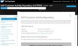 
							         Overview of OAA-Related Documentation - SAP Help Portal								  
							    