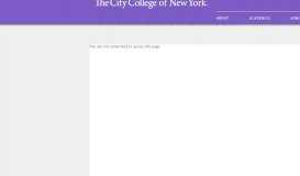 
							         Overview of Offices | The City College of New York								  
							    