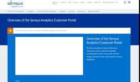 
							         Overview of the Sensus Analytics Customer Portal | Sensus Video								  
							    
