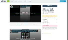 
							         Overview of TigerText Web Portal in Clinicas del Camino Real on Vimeo								  
							    