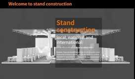 
							         Overview Stand Construction -- Stand Builder Portal Messe Düsseldorf								  
							    