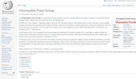 
							         Overwaitea Food Group - Wikipedia								  
							    