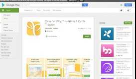
							         Ovia Fertility: Ovulation & Cycle Tracker - Apps on Google Play								  
							    