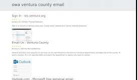 
							         owa ventura county email								  
							    