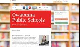 
							         Owatonna Public Schools | Smore Newsletters								  
							    