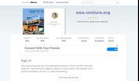 
							         Owa.ventura.org website. Sign In.								  
							    