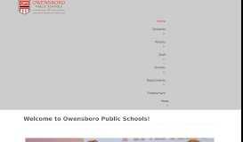 
							         Owensboro Public Schools								  
							    