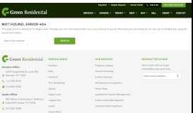 
							         Owner Access Portal - Green Residential								  
							    