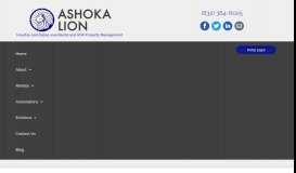 
							         Owner FAQ - Ashoka Lion								  
							    