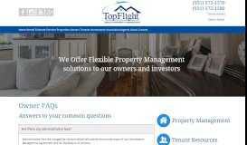 
							         Owner FAQs - TopFlight Realty & Property Management								  
							    