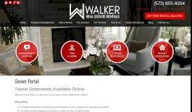 
							         Owner Portal - About Walker Real Estate Rentals								  
							    