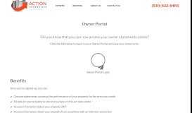 
							         Owner Portal | Action Properties								  
							    