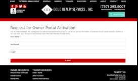 
							         Owner Portal - Doud Realty Services, Inc.								  
							    