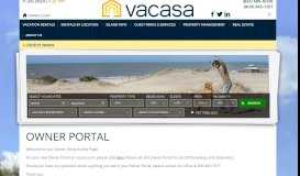 
							         Owner Portal - HHI - Vacasa								  
							    