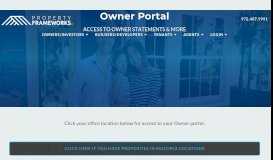 
							         Owner Portal | Property Frameworks								  
							    