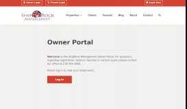 
							         Owner Portal | ShipRock Management								  
							    