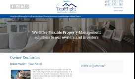 
							         Owner Resources - Owners - TopFlight Realty & Property Management								  
							    