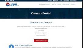 
							         Owner's Portal-Real Property Management								  
							    