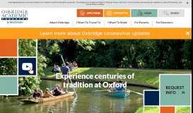 
							         Oxbridge Academic Programs								  
							    