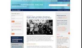 
							         Oxford Handbooks Online								  
							    