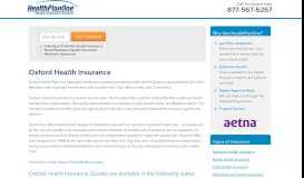
							         Oxford Health Insurance - HealthPlanOne								  
							    