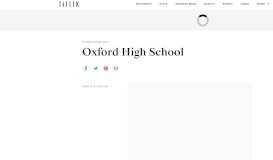 
							         Oxford High School Public School Fees & Results: 2019 Tatler ...								  
							    