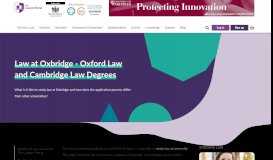 
							         Oxford Law and Cambridge Law - The Lawyer Portal								  
							    