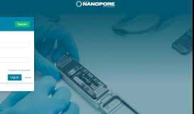 
							         Oxford Nanopore Technologies: Log in								  
							    