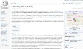 
							         Oxford Spires Academy - Wikipedia								  
							    