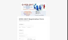 
							         OYES Registration Form - JotForm								  
							    