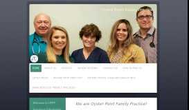 
							         Oyster Point Family Practice - Home								  
							    